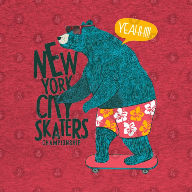 New York City Skaters by Mako Design 